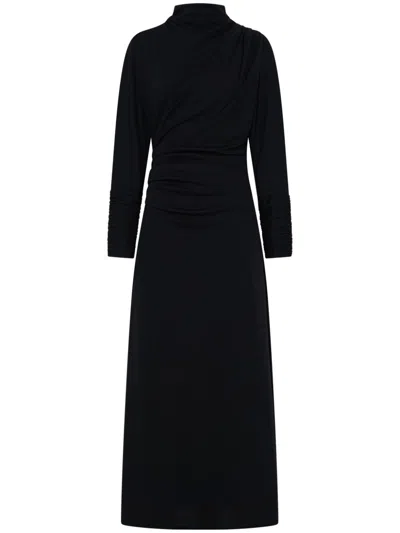 Nicholas Cora Midi Dress In Black
