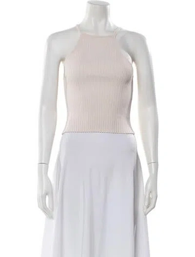 Pre-owned Nicholas Crew Neck Sleeveless Top In Neutral