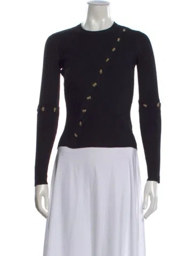 Pre-owned Nicholas Crew Neck Sweater In Black