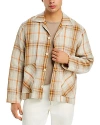 Nicholas Daley Linen 3 Pocket Collared Cardigan Nd Summer Tartan In Nd Summer Tartan