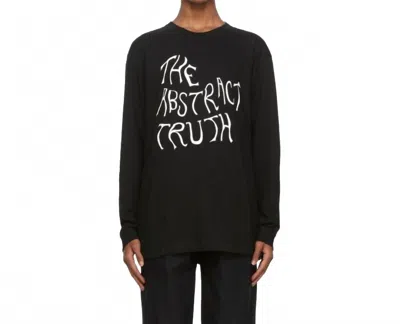 Nicholas Daley Abstract Truth T-shirt In Black In Brown