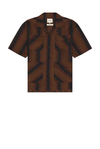 Nicholas Daley Aloha Shirt In Brown