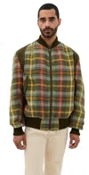 Nicholas Daley Bomber Jacket Nd Spring Tartan In Nd Spring Tartan