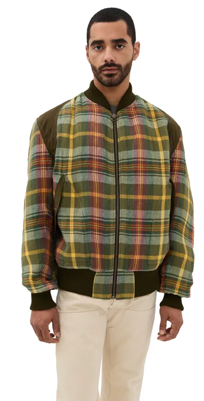 Nicholas Daley Bomber Jacket Nd Spring Tartan