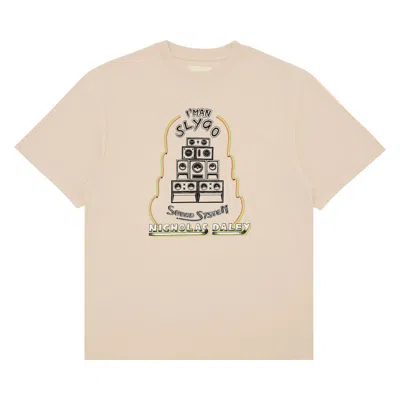 Pre-owned Nicholas Daley I'man Slygo Tee In Cream