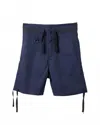 Nicholas Daley Men's Pullcord Short In Navy In Blue