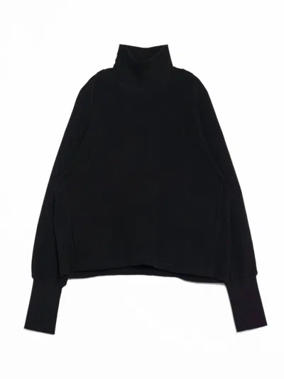 Nicholas Daley Men's Waffle Rollneck Top In Black