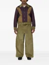 Nicholas Daley Panelled-design Shirt Jacket In Brown