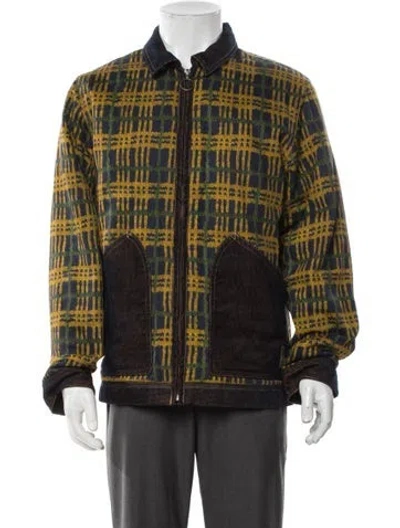Pre-owned Nicholas Daley Plaid Print Jacket In Multicolor