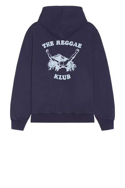 Nicholas Daley Reggae Klub Hoodie In Navy