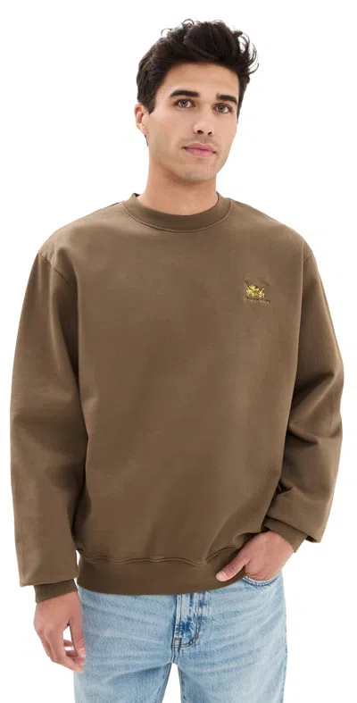 Nicholas Daley Reggae Klub Sweatshirt Brown