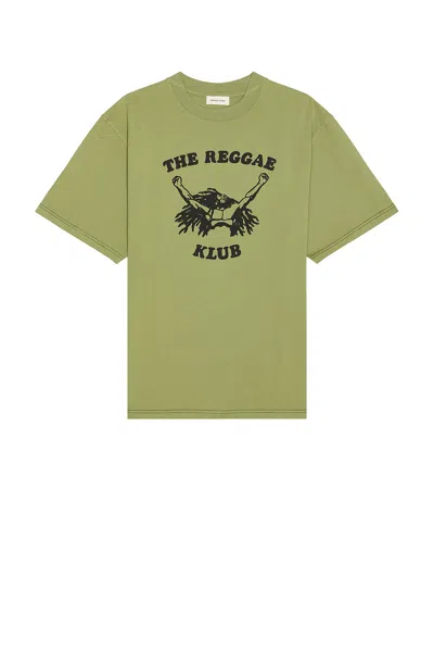 Nicholas Daley Reggae Klub Tee In Army Green