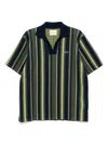 Nicholas Daley Rugby Striped Polo Shirt In Green