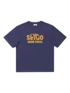 Nicholas Daley Slygo Graphic T-shirt In Blue
