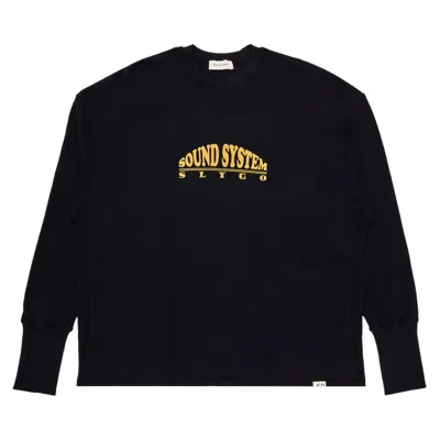 Pre-owned Nicholas Daley Slygo Waffle Crewneck 'black' | Men's Size Xl