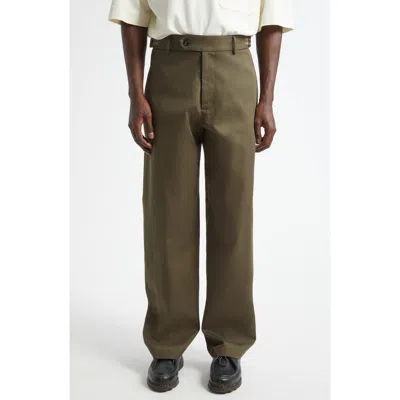 Nicholas Daley Straight Leg Trousers In Green