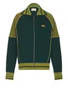 Nicholas Daley Track Jacket In Bottle Green & Army Green