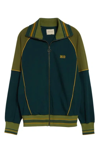 Nicholas Daley Track Jacket In Bottle Green/army Green