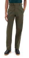Nicholas Daley Straight Leg Trousers In Green