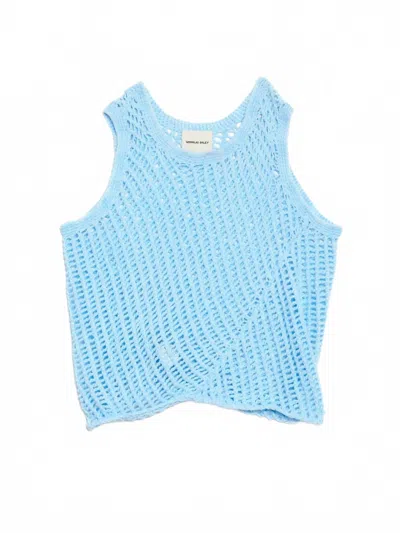 Nicholas Daley Women's Knitted Vest In Blue