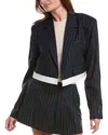 Nicholas Delice Wool-blend Jacket In Navy
