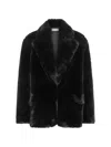 Nicholas Desiree Notched-lapel Jacket In Black
