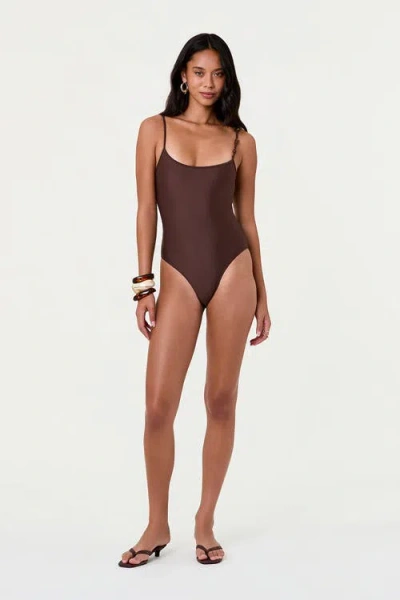 Nicholas Dione One-piece Swimsuit In Brown