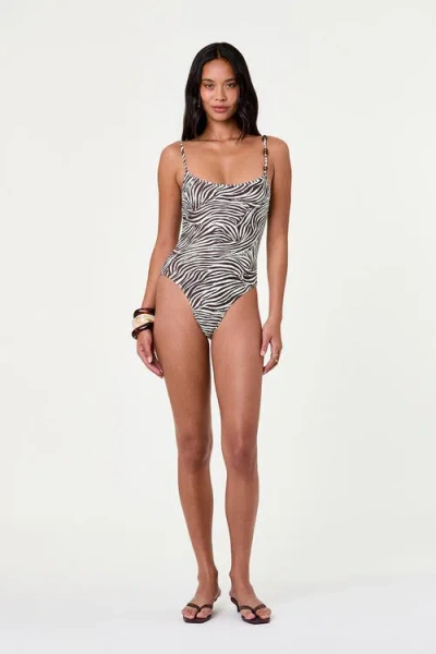 Nicholas Dione One-piece Swimsuit In Gray