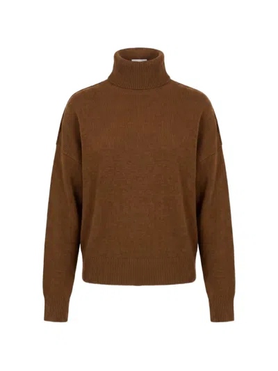 Nicholas Drop-shoulders Sweater In Brown