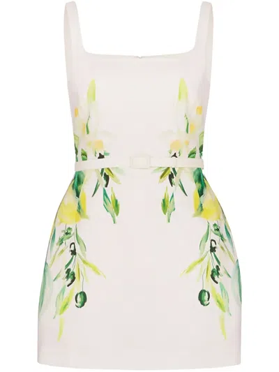 Nicholas Elissa Mini Dress In White