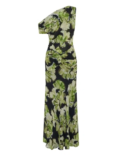 NICHOLAS ELZA 花卉印花单肩连衣裙