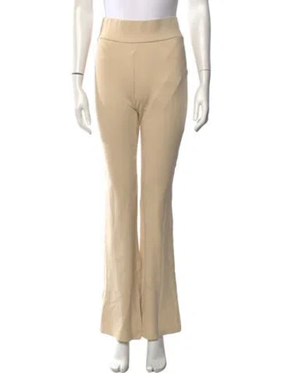 Pre-owned Nicholas Flared Pants In Neutrals