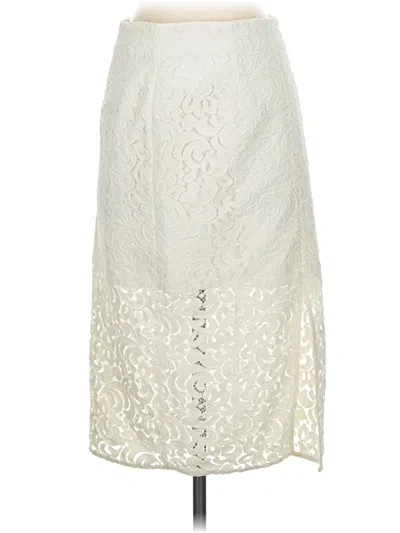 Pre-owned Nicholas Formal Skirt In Ivory