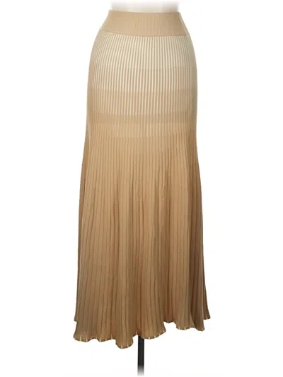 Pre-owned Nicholas Formal Skirt In Tan