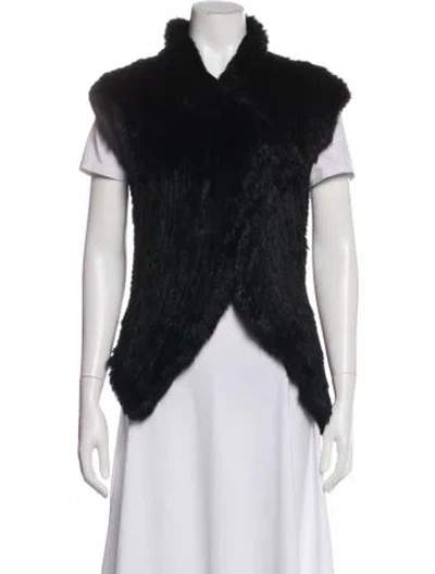 Pre-owned Nicholas Fur Jacket In Black
