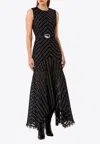 Nicholas Gian Drop Waist Dress In Black