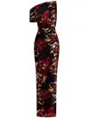 Nicholas Halle Off Shoulder Midi Dress In Black