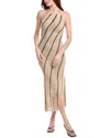 Nicholas Honor Crochet Dress In Gold