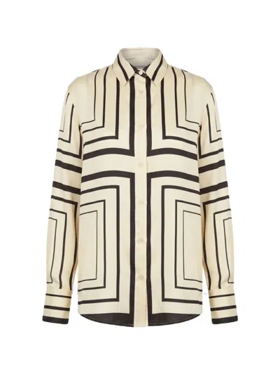 Nicholas Iris Long-sleeve Shirt In Neutral