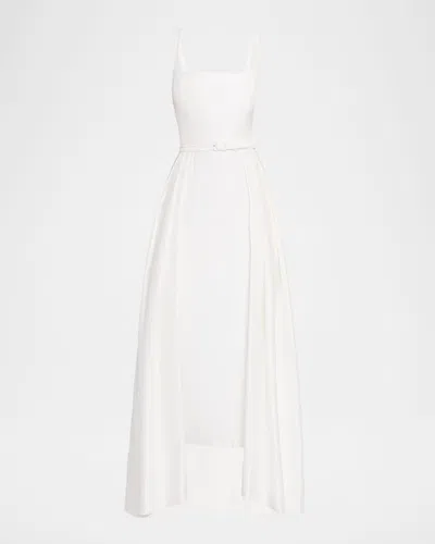 NICHOLAS ISALINE CONVERTIBLE SQUARE-NECK MIDI DRESS
