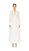 Nicholas Jocelyn Maxi Dress In 象牙白