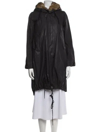 Pre-owned Nicholas K Fur Coat In Gray