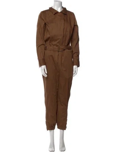 Pre-owned Nicholas K Jumpsuit In Brown