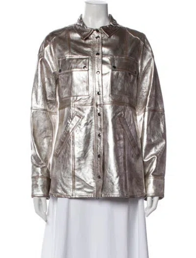 Pre-owned Nicholas K Leather Jacket In Multi