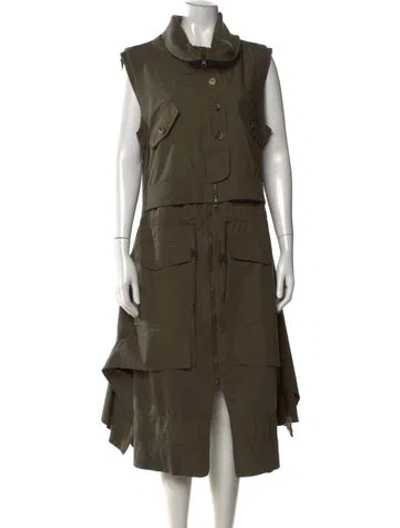 Pre-owned Nicholas K Long Dress In Green