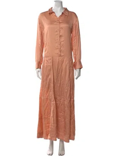 Pre-owned Nicholas K Long Dress In Orange