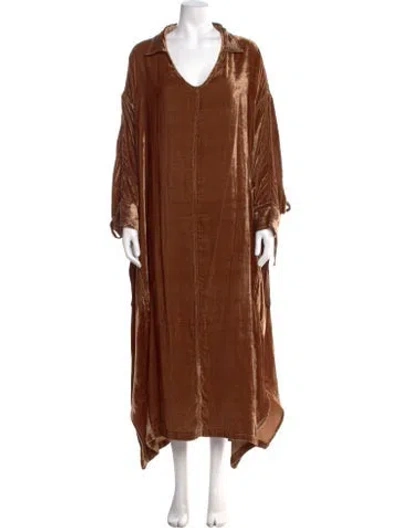 Pre-owned Nicholas K Long Dress W/ Tags In Brown