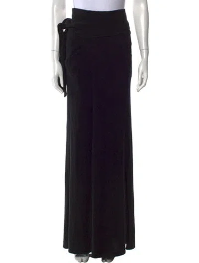 Pre-owned Nicholas K Long Skirt In Black