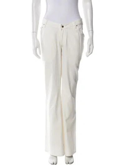 Pre-owned Nicholas K Mid-rise Flared Jeans In Neutrals