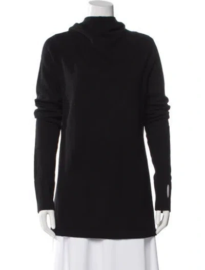 Pre-owned Nicholas K Mock Neck Sweater In Black